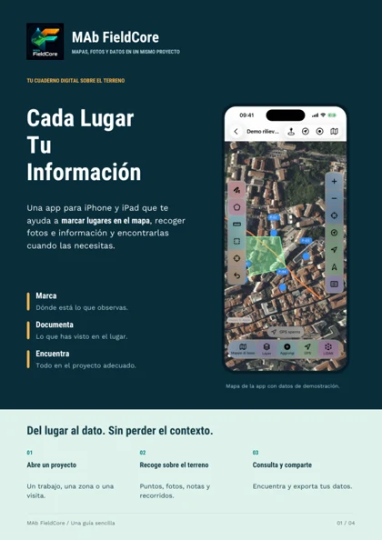 Portada en español del folleto MAb FieldCore