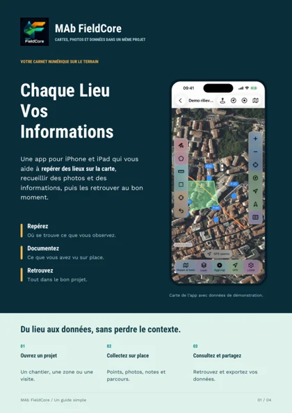 Couverture française de la brochure MAb FieldCore